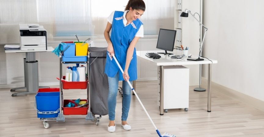 efficient office cleaning